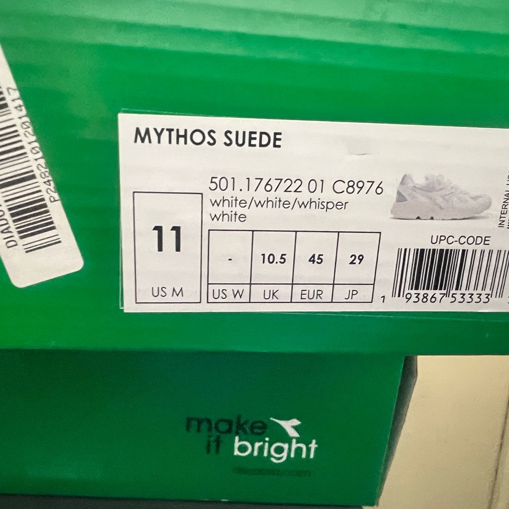 Diadora Mythos Suede Sneakers - White
